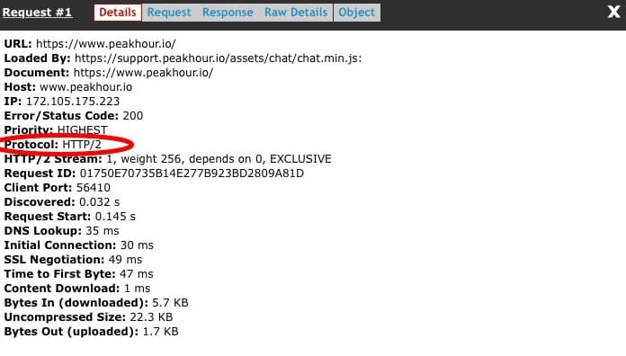 HTTP Request Detail